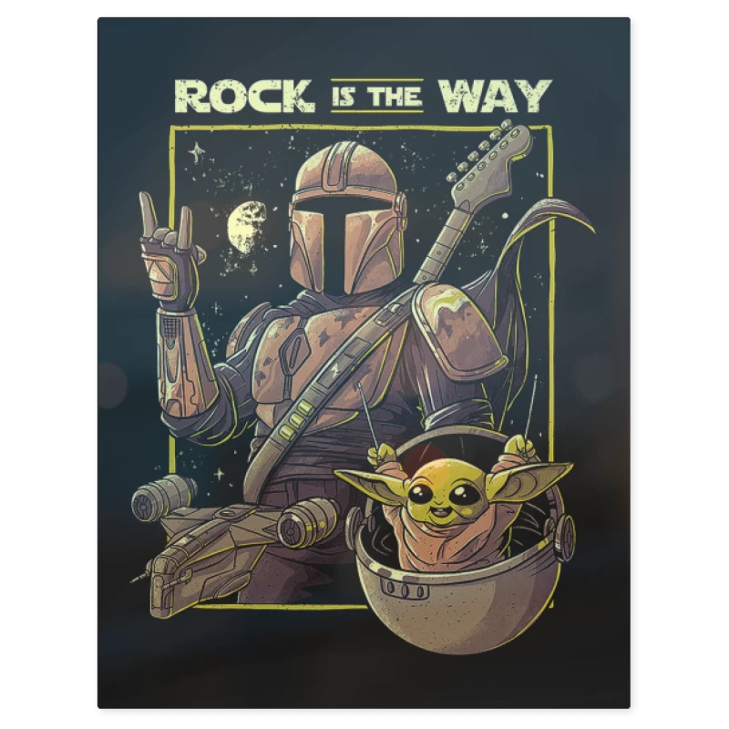Mandalorian – Print Metálico