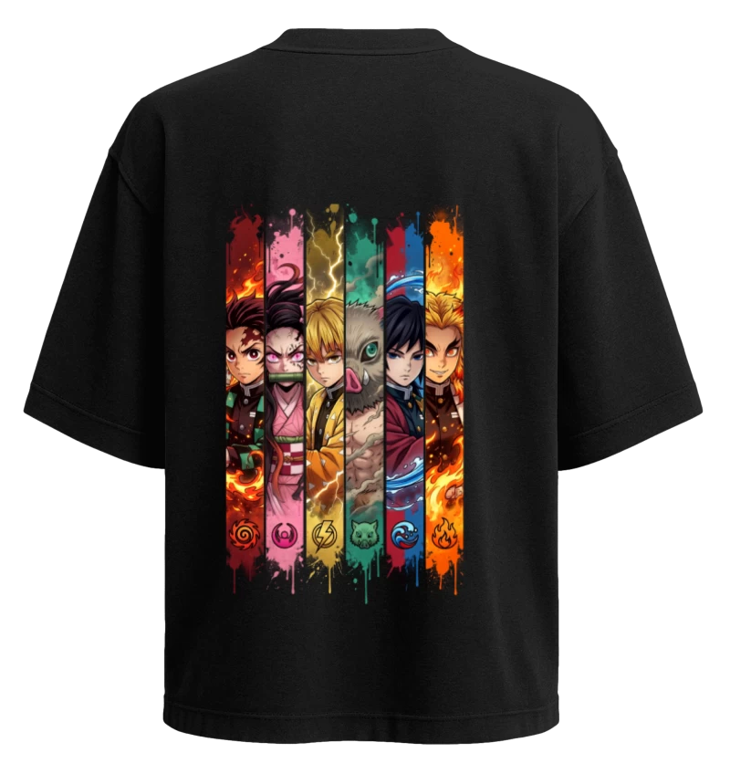 Polera oversize Kimetsu no yaiba