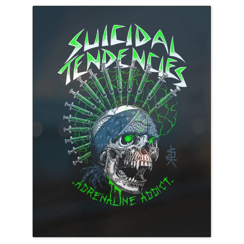 Suicidal Tendencies Adrenaline Addict – Print Metálico
