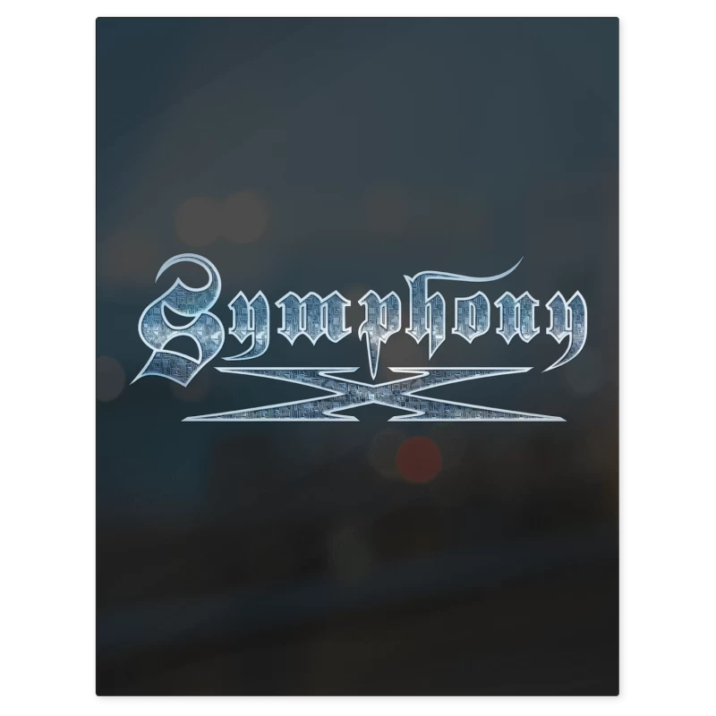 Symphony X Logo – Print Metálico