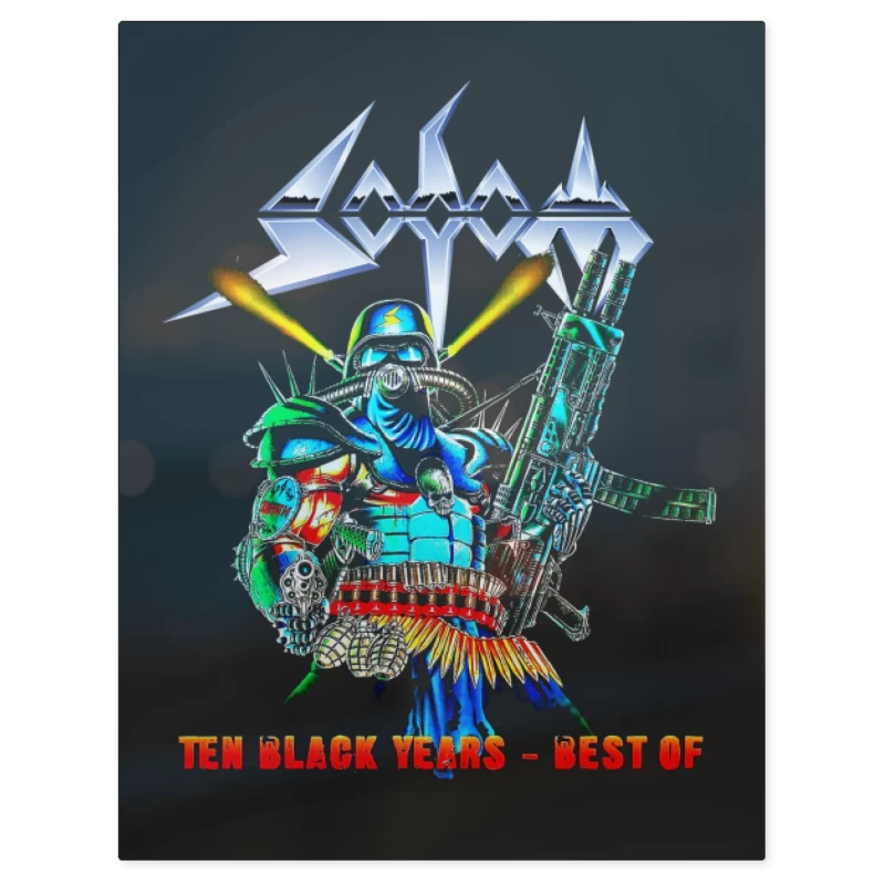 Sodom Ten Black Years – Print Metálico