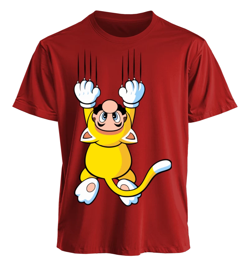 Polera polo cuello redondo super Mario