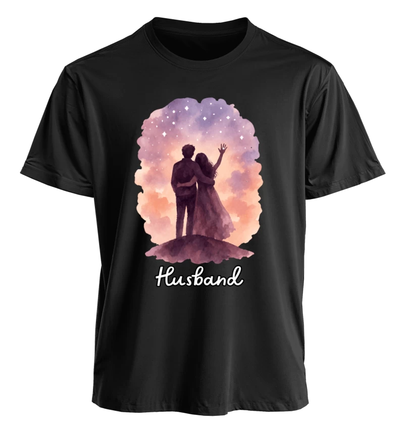 Polera Parejas De Pie - Husband & Wife
