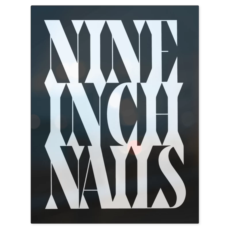 NIN Logo – Print Metálico