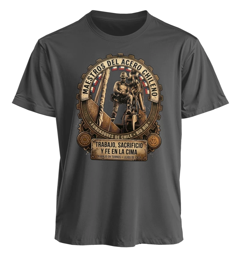 Polera "Fundadores de la Industria Chilena" - Colección Élite