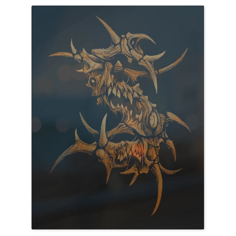 Sepultura S – Print Metálico