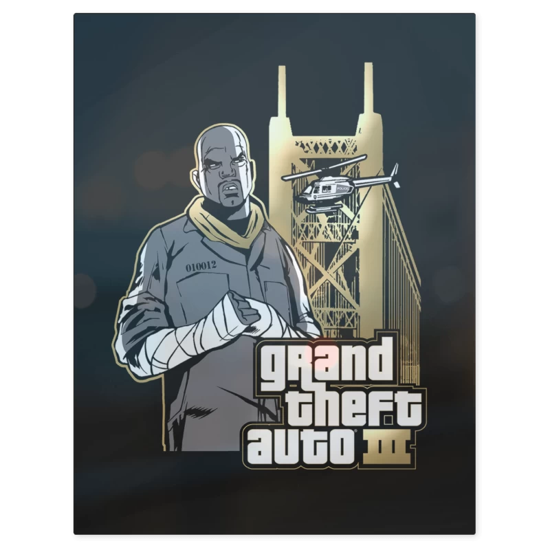 GTA III Criminal – Print Metálico