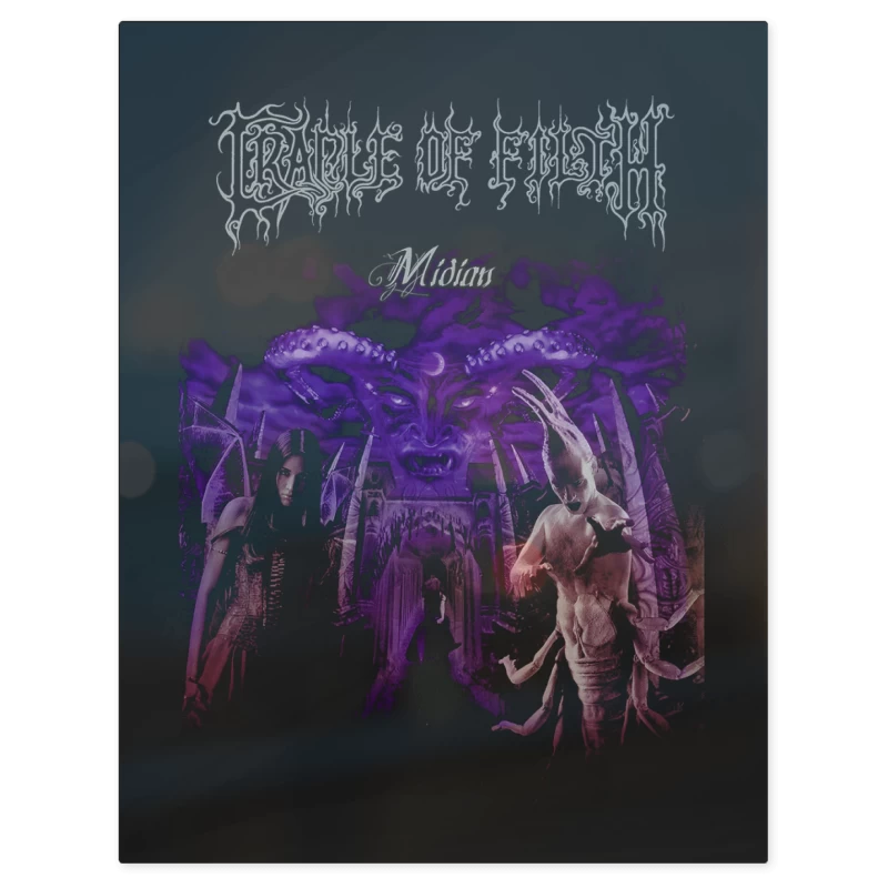 Cradle of Filth Midian – Print Metálico