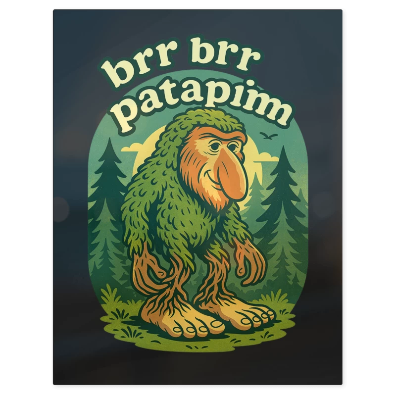 Brr Brr Patapim – Print Metálico