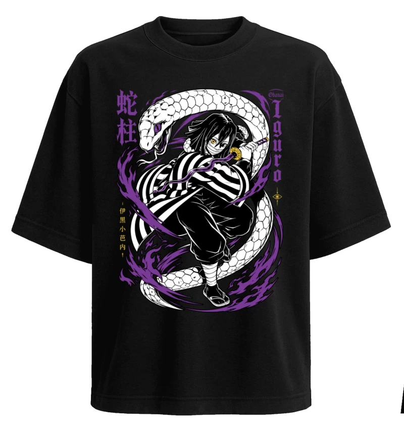 Polera Demon Slayer Obanai Iguro Serpent Hashira