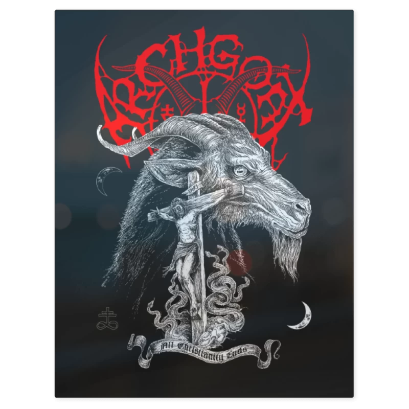 Archgoat All Christianity Ends – Print Metálico