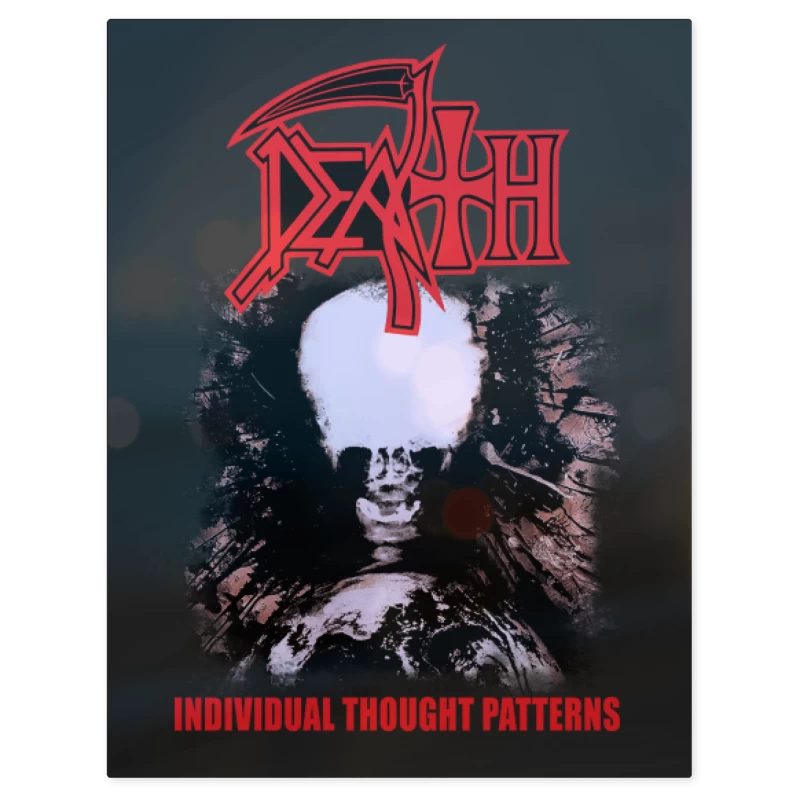 Death Individual Thought Patterns – Print Metálico
