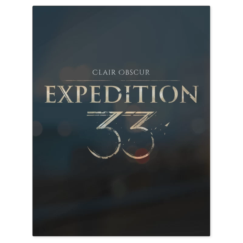 Clair Obscur Expedition 33 Logo – Print Metálico