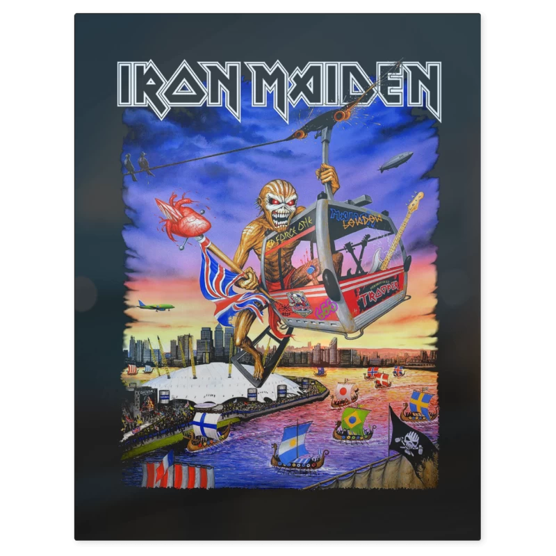 Iron Maiden Eddie TOUR – Print Metálico