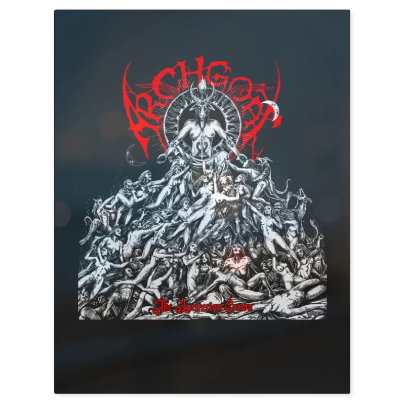 Archgoat the Luciferian Crown – Print Metálico