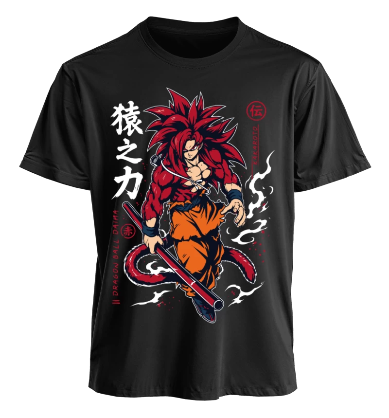 Polera Dragon Ball Daima Goku SSJ4