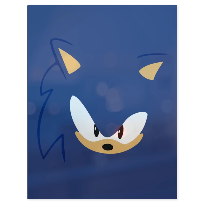 Sonic Face – Print Metálico