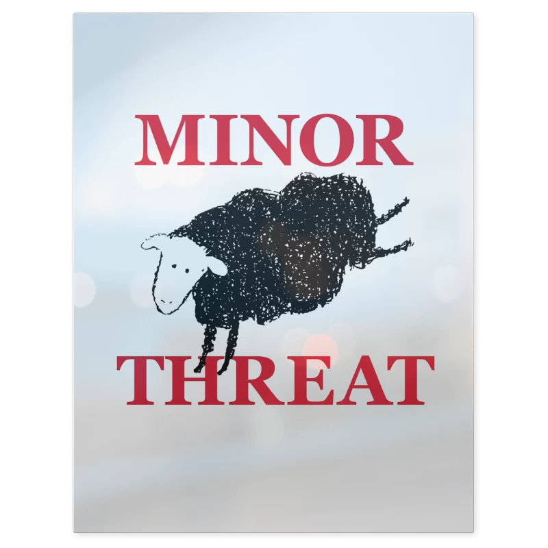 Minor Threat Oveja – Print Metálico