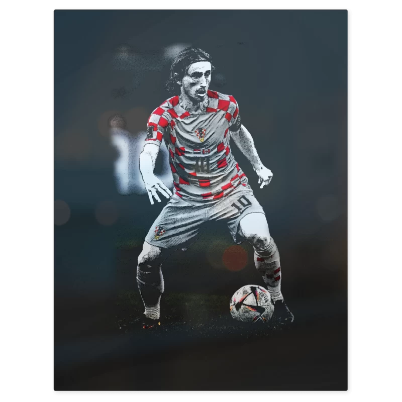 Luka Modric Croacia – Print Metálico