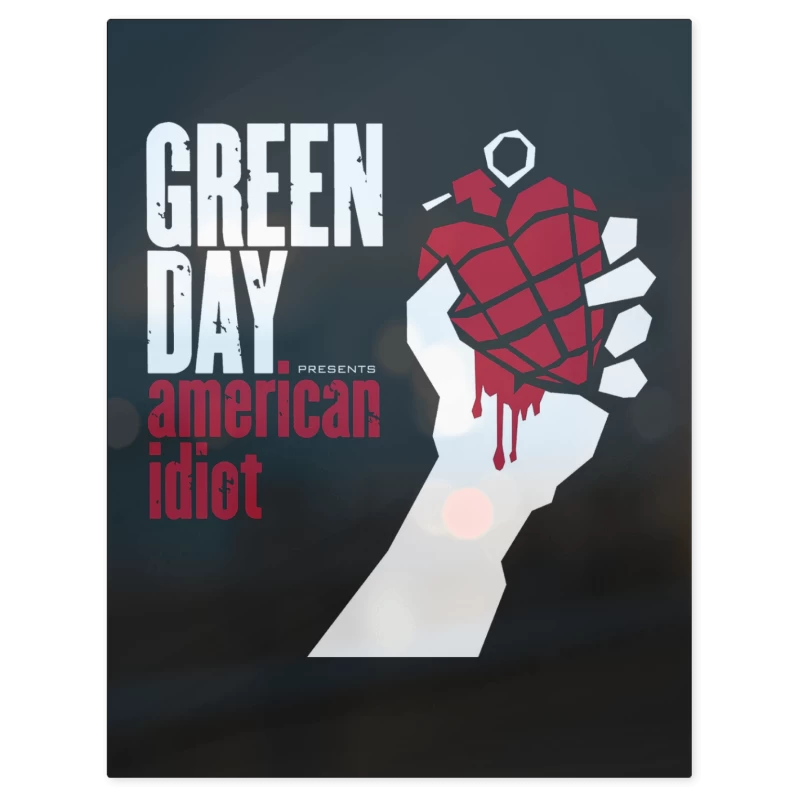 Green Day American Idiot – Print Metálico