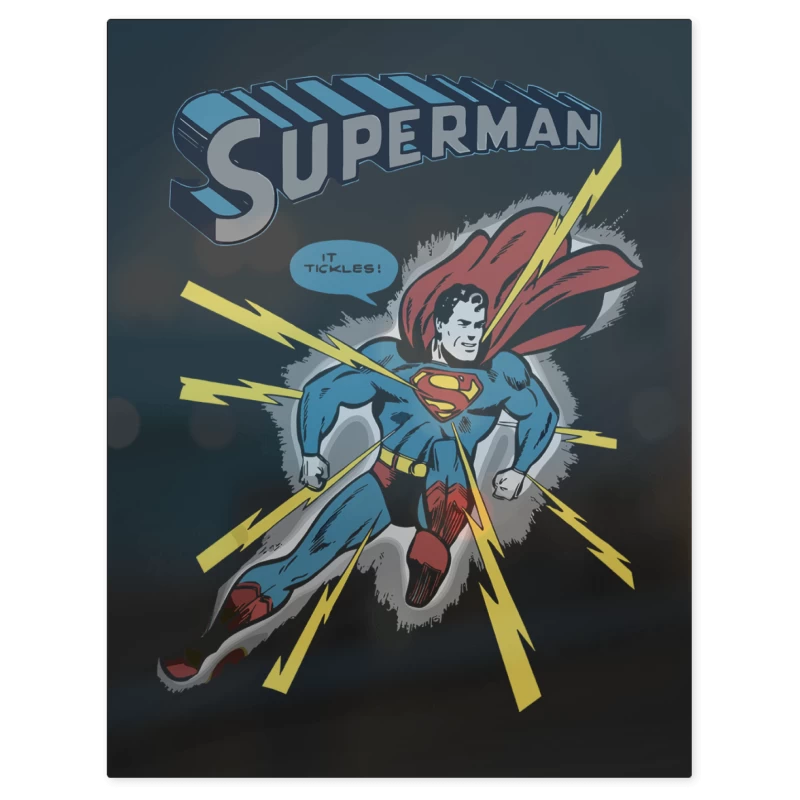 Superman Comic – Print Metálico
