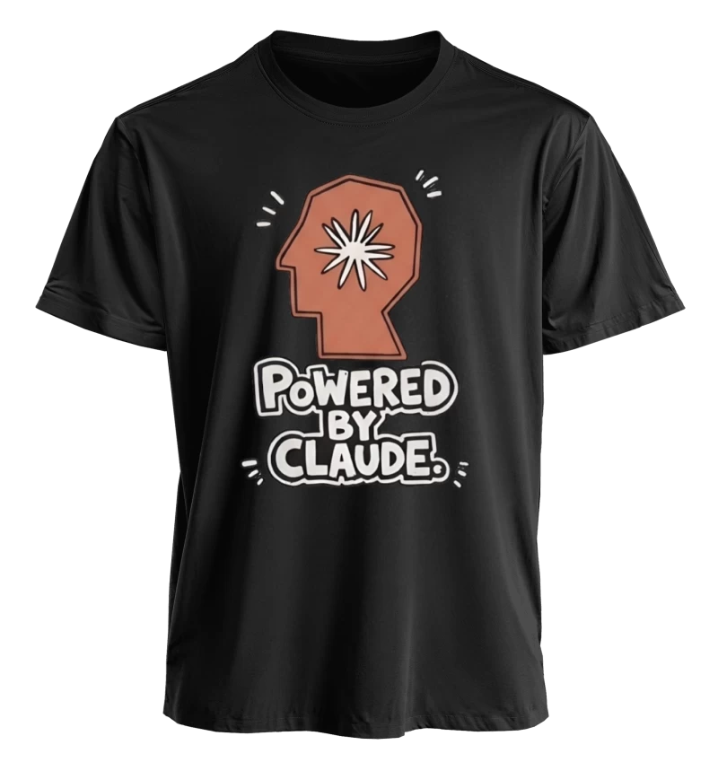 Powered by Claudito - Negro