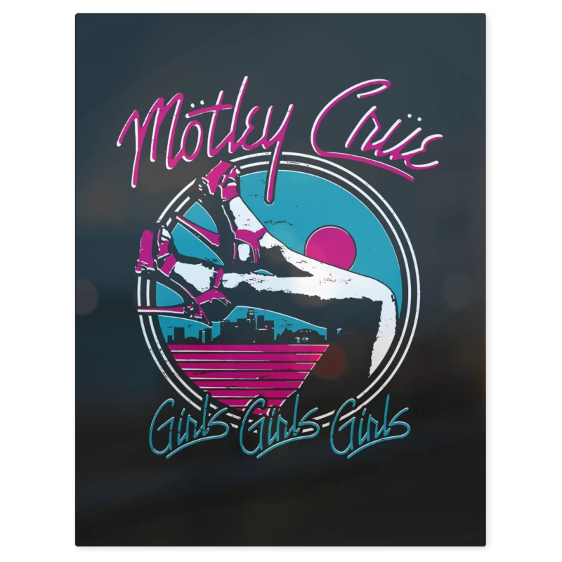 Motley Crue Girls – Print Metálico