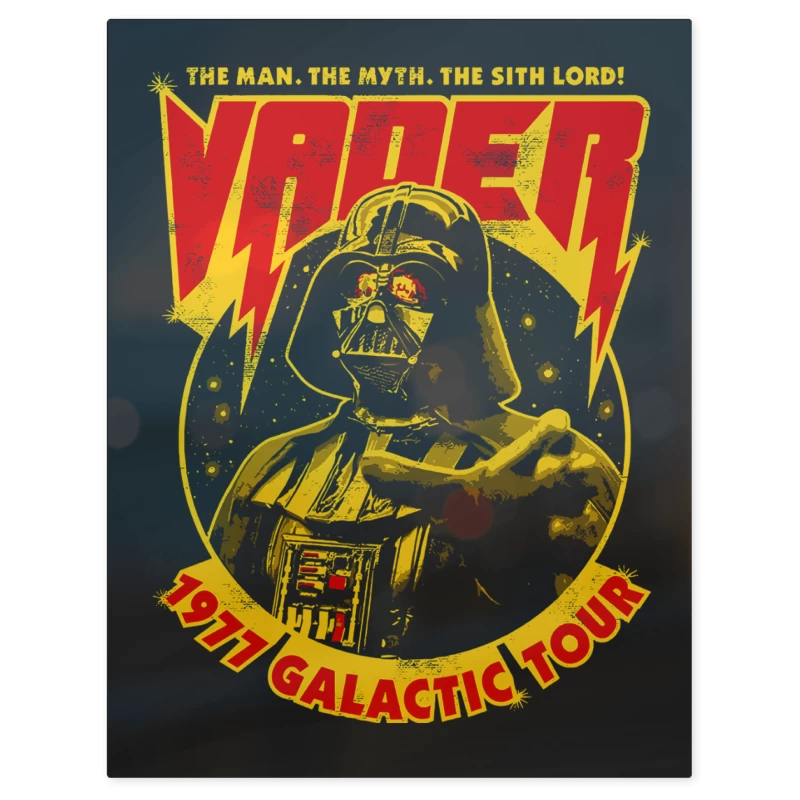 Star Wars Vader Galatic Tour – Print Metálico