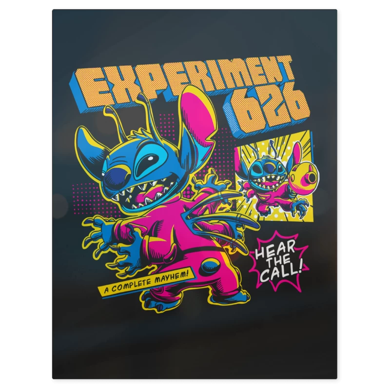 Stitch Hear the Call – Print Metálico