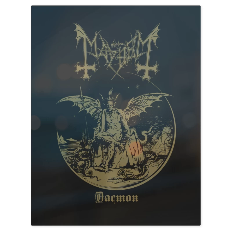 Mayhem Daemon Lucifer – Print Metálico