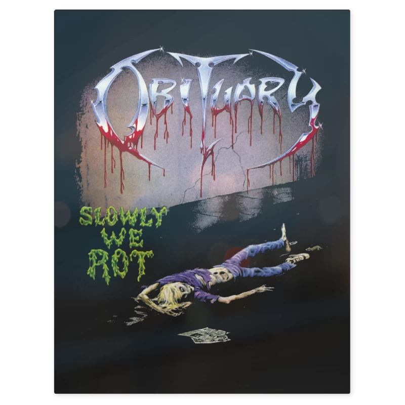 Obiturary Slowly We Rot – Print Metálico