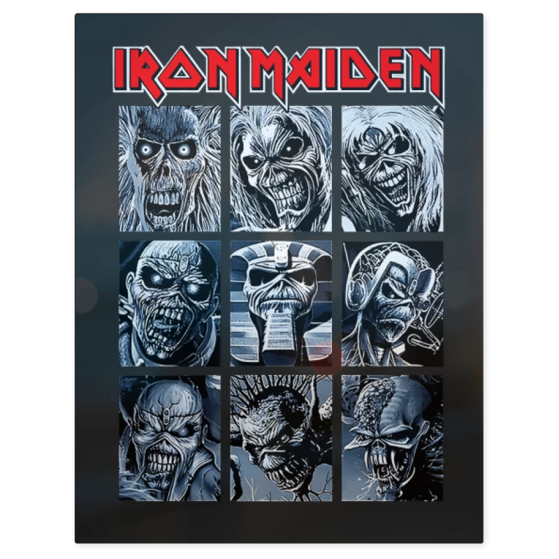 Iron Maiden Eddies – Print Metálico