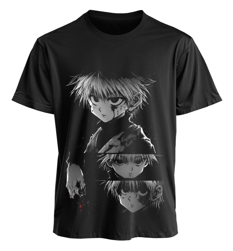 Polera Anime Hunter x Hunter Killua Zoldyck | Frente + Manga