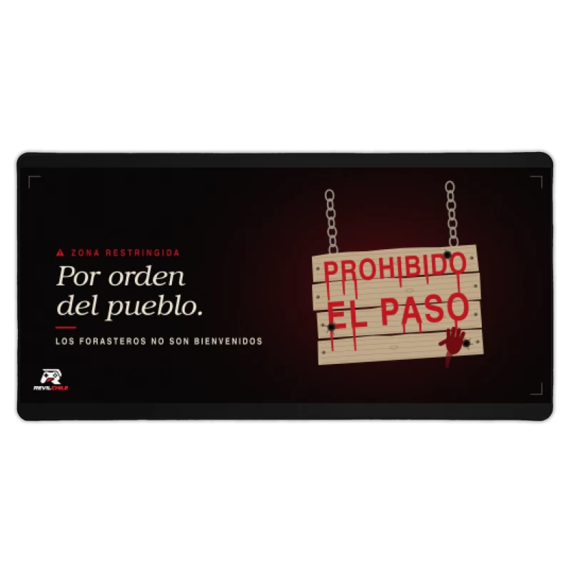 Mouse Pad Gamer Prohibido el Paso