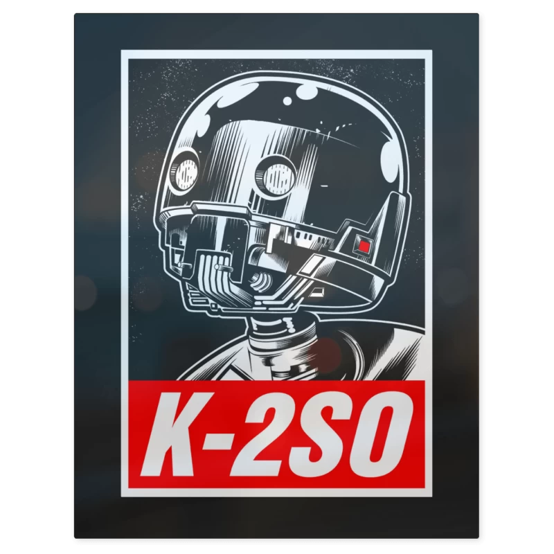 Star Wars K2SO – Print Metálico