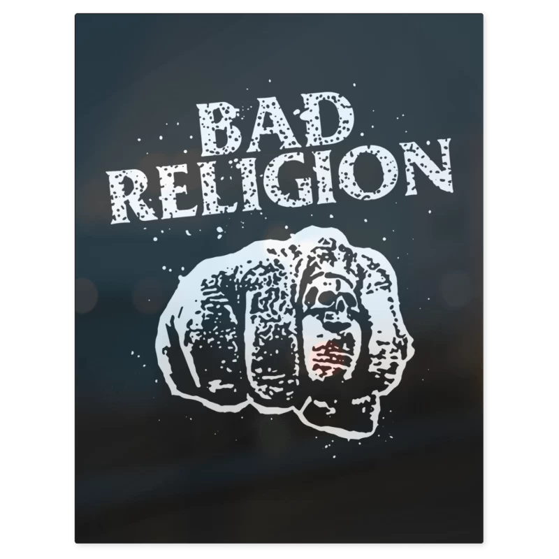 Bad Religion Fist – Print Metálico