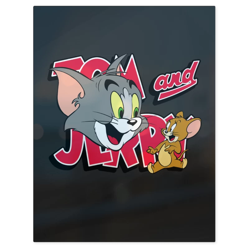 TOM AND Jerry – Print Metálico