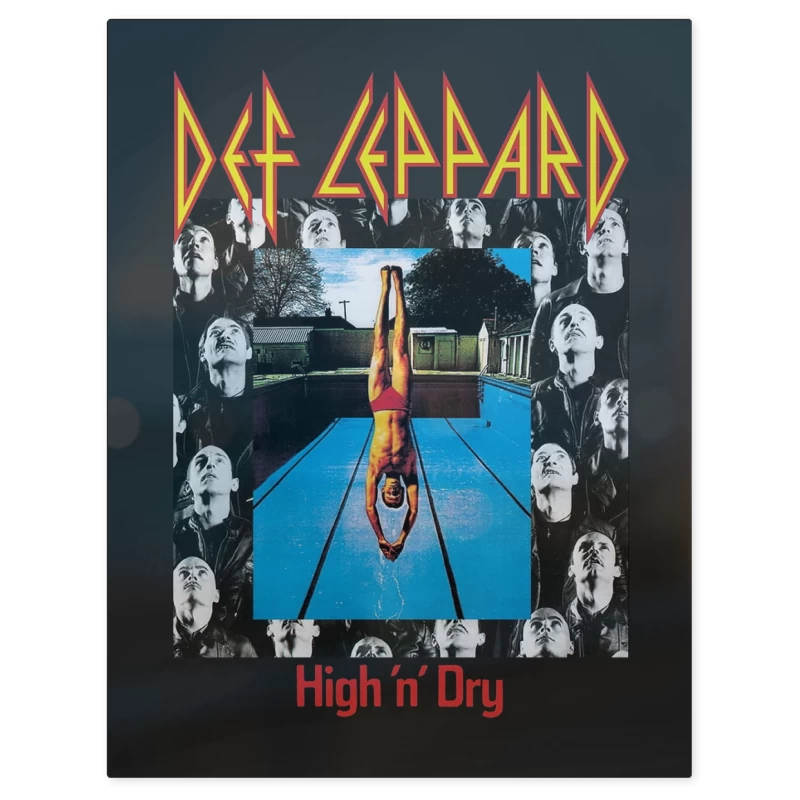 Def Leppard High N Dry – Print Metálico