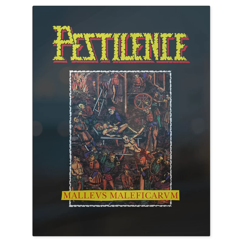 Pestilence Malleus Maleficarum – Print Metálico