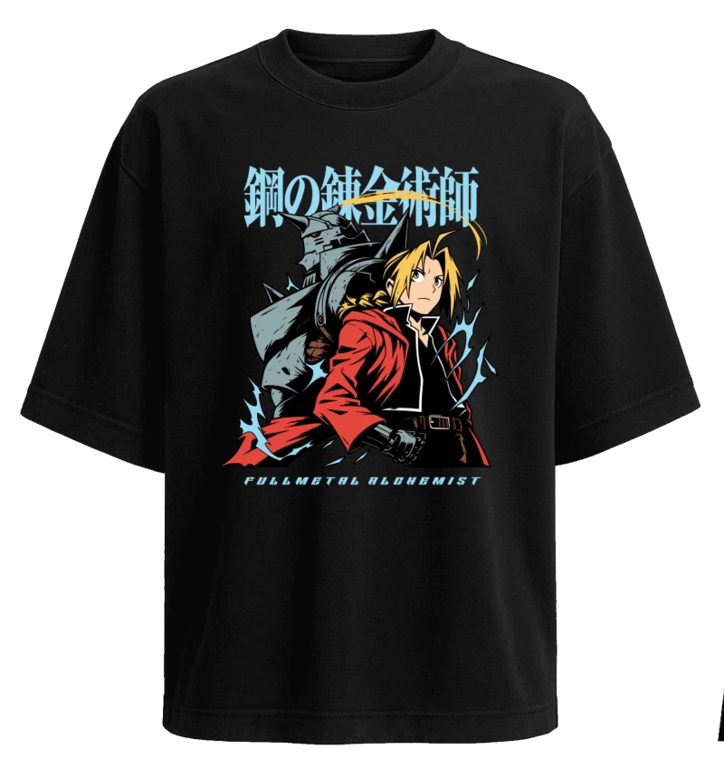 Polera Fullmetal Alchemist Brotherhood Edward y Alphonse Elric