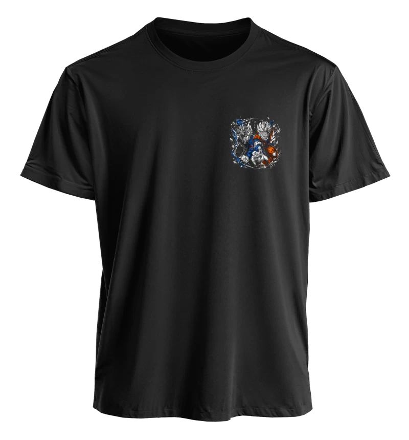 Polera Anime Dragon Ball Trunks y Gohan | Espalda + Pecho