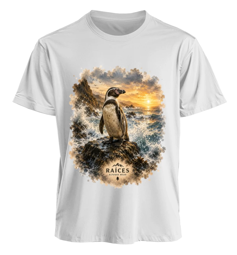 Pingüino de Humboldt - Diseño Frontal