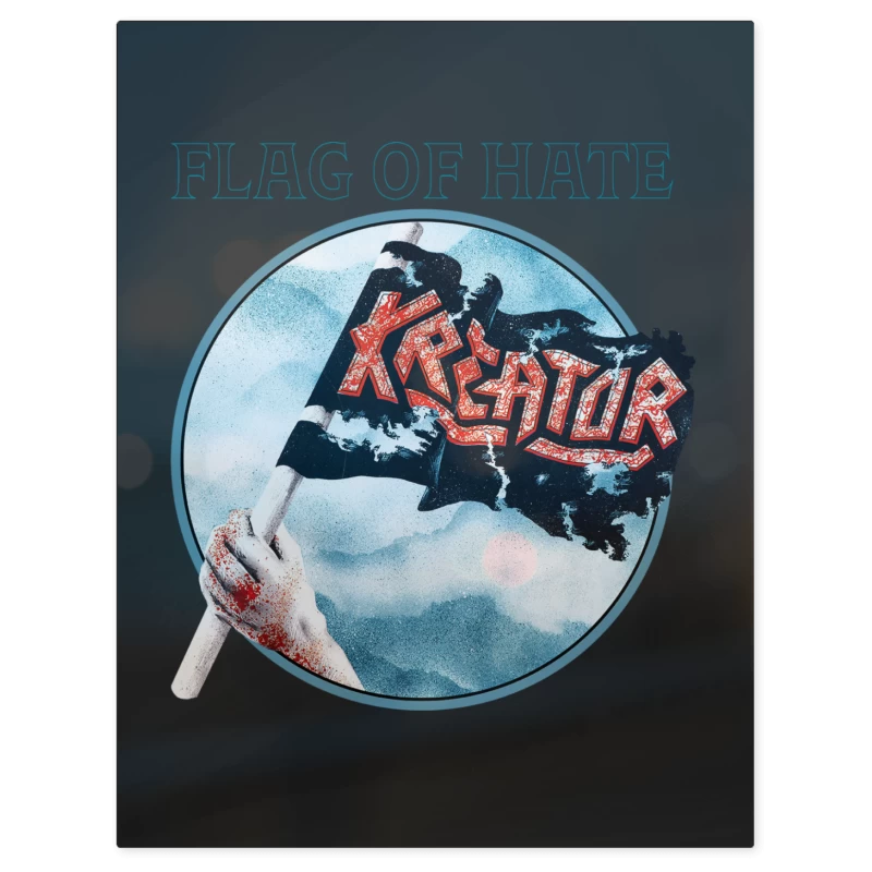 Kreator Flag of Hate – Print Metálico