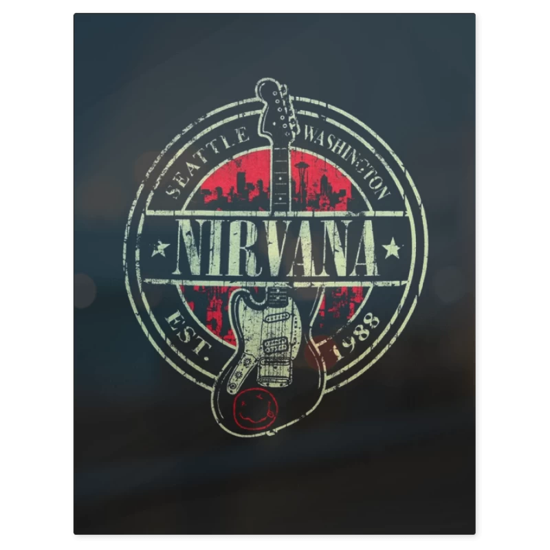 Nirvana Seattle – Print Metálico