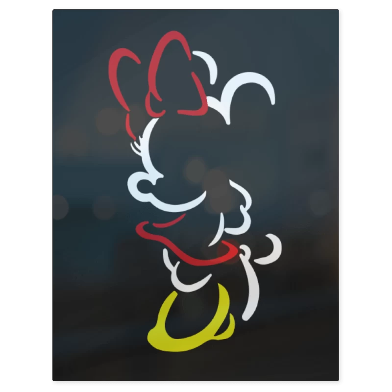 Mickey y Minnie – Print Metálico