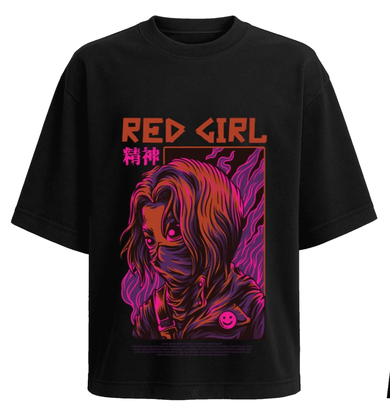 Polera Oversize RED GIRL