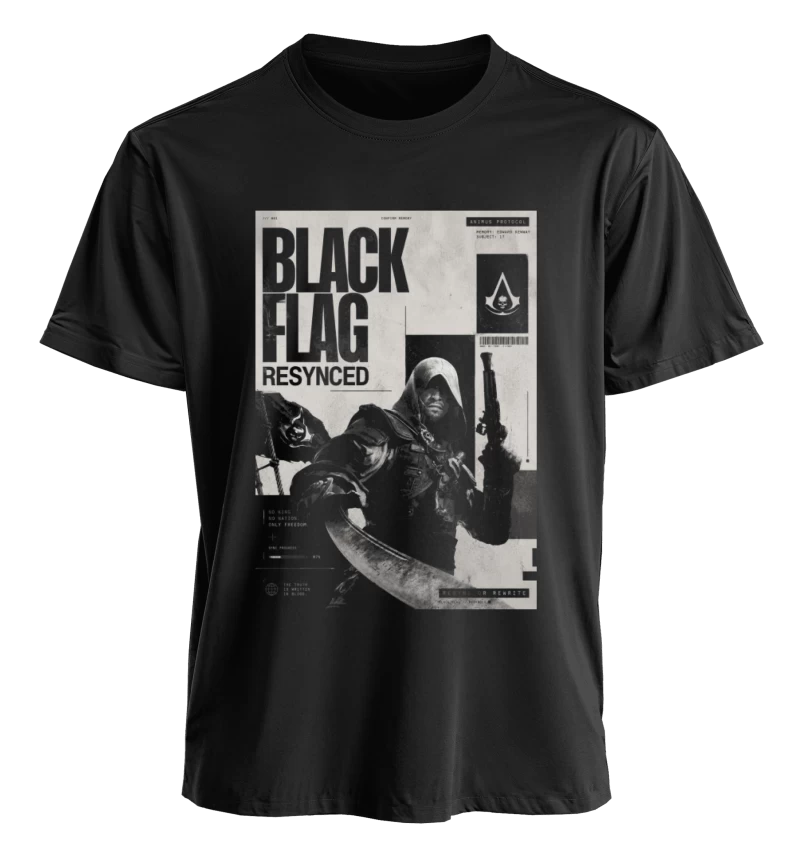 Polera Assassin's Creed Black Flag