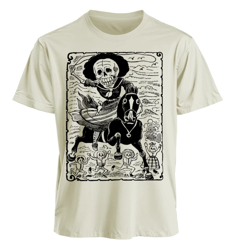 Calavera de la Adelita 1910 José Guadalupe Posada (Grabado)