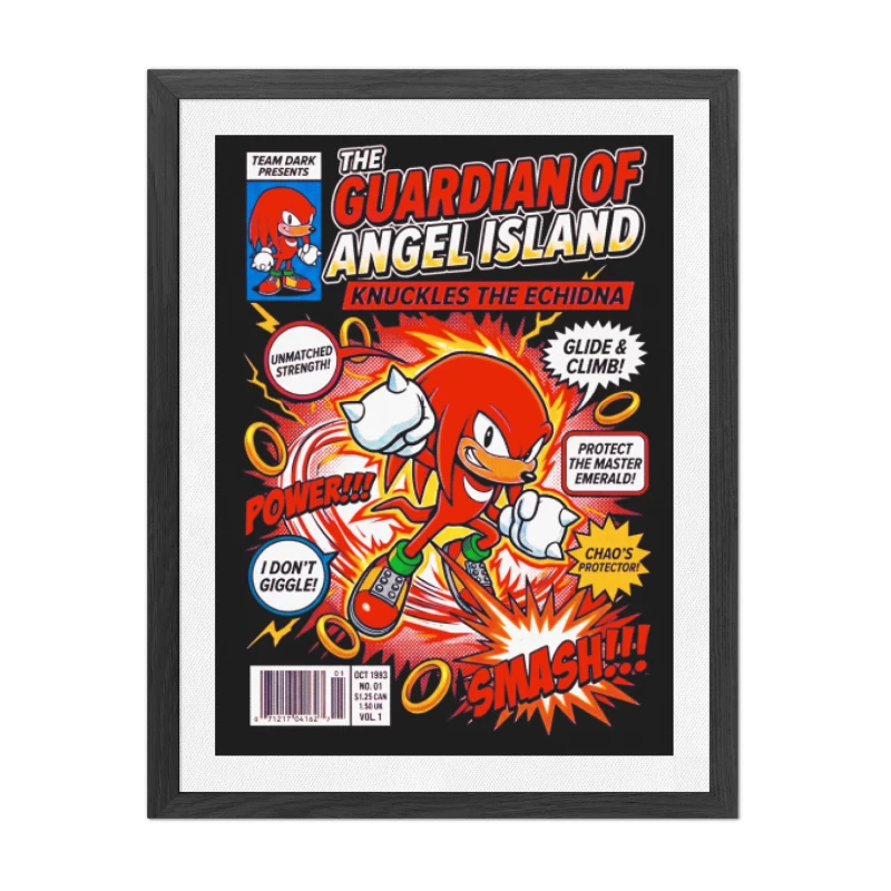 Cuadro Knuckles the Echidna – Guardian of Angel Island | Sonic