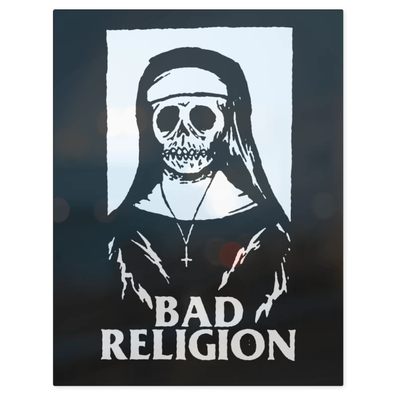 Bad Religion Monja – Print Metálico